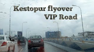 KestopurBaguiati flyover on VIP road Kolkata Kestopur flyover on the way to Kolkata airport [upl. by Holtz]