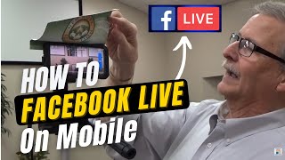 How to Facebook Live on Mobile for Any Size Church [upl. by Imarej373]