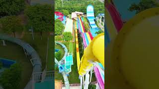 Fun at the water park 💦😲trampoline Assument waterpark viralvideo shorts [upl. by Luing]