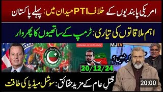 Pakistan First PTI Stance Against US Sanctions  Important Meetings  Imran Riaz Khan [upl. by Wendell]