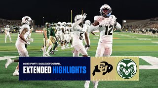 Colorado Buffaloes vs Colorado State Rams  Extended Highlights [upl. by Panchito]