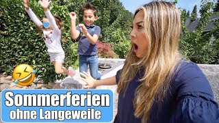 Meine Kinder drehen durch 🤪 Sommerferien ohne Langeweile Pizza selber machen VLOG  Mamiseelen [upl. by Llevaj]