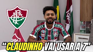 É DO FLU CLAUDINHO ASSINA COM O FLUMINENSE [upl. by Ynehteb]