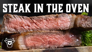 EASY Steak in the Oven  NO Grill NO Stove Needed [upl. by Cordeelia346]