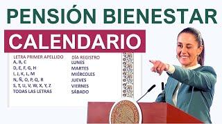 LA PRESIDENTA Publica Calendario Pensión y Nuevos Derechos [upl. by Allemaj]