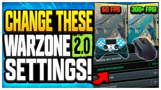 NEW UPDATED BEST WARZONE 20 SETTINGS Controller  Keybinds  Color Filters  Windows Settings [upl. by Oigile]