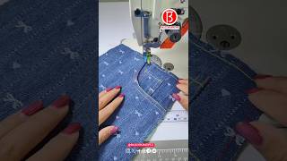 How to make double front pockets on jeans [upl. by Euqcaj]