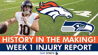 Bo Nix Made Broncos History  Seahawks Injury News Going Into NFL Week 1 [upl. by Nipha]