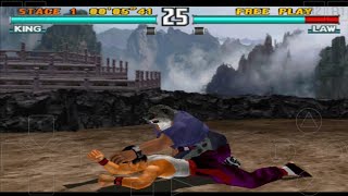 Tekken 3 King Ki 22 Patki Special Arcade Mode 20KingAll MultiThrows amp Combos And Grapple [upl. by Haye]