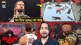 Tod Daali Ring Break🔥 Seth Rollins RETURNS  WWE Raw Highlights 2024 [upl. by Eeleimaj253]