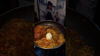 Making stir fry spaghetti 🍝🍽️ [upl. by Rudich]