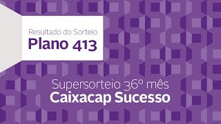 Supersorteio Caixacap Sucesso  Plano 413  26052017 [upl. by Ainsley807]