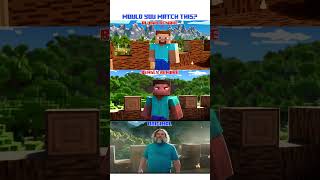 Which remake would you watch Minecraft Movie Animated Remake Comparison minecraft animation [upl. by Jade]