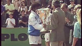 Ronald Agenor Wins Genova ATP World Tour  1990 [upl. by Magbie]