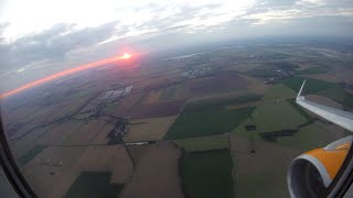 SUNRISE TAKEOFF from LeipzigHalle  Condor A321 [upl. by Ronen]