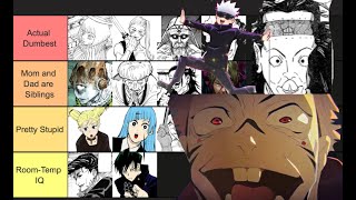 The DUMBEST Characters of Jujutsu Kaisen Tierlist [upl. by Grayce458]