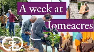 Behind the scenes in May garden harvests Last frost and plantings Teaching videos Open day [upl. by Bryner]