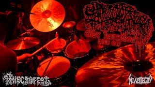 Sanguisugabogg  Cody Davidson Live Drum Cam at Necrofest June 3rd 2023 [upl. by Esiom]