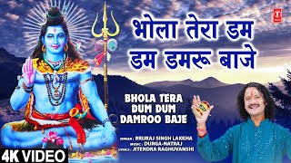 भोले तेरा डम डम डमरू बाजे Bhola Tera Dum Dum Damroo Baje  Shiv Bhajan  BRIJRAJ SINGH LAKKHA  HD [upl. by Horowitz]