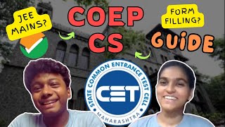 Admission through JEE in COEP  mhtcet counselling  Option FORM FILLING guide  mhtcet2024 coep [upl. by Atsedom]