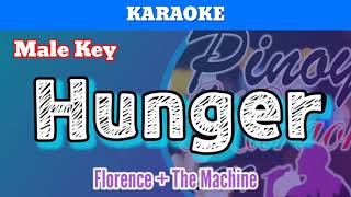 Hunger by Florence  The Machine Karaoke  Male Key [upl. by Egor]