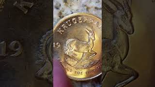 1978 KRUGERRAND 1OZ GOLD COIN [upl. by Naasah750]