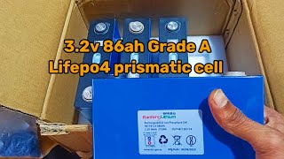 32v 86ah Grade A Gengfeng prismatic cells  how to make 12v 100ah  lithium battery raw material [upl. by Lillie]