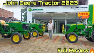 John Deere 5105 4wd Tractor 2024 On Road Price Mileage Specifications Hindi Review [upl. by Airekat72]