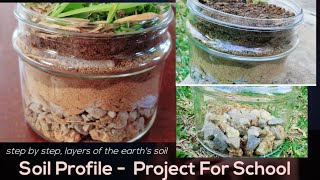 How to make Soil Profile project  layers of soil  realistic [upl. by Tawsha26]