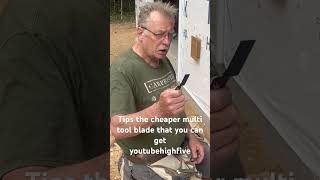 Tips The Cheaper Multi Tool Blade That You Can Get carpenter carpentry woodworking tips [upl. by Eetse]