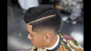 The Perfect Combover  Low Fade  Hard part tutorial [upl. by Prud483]