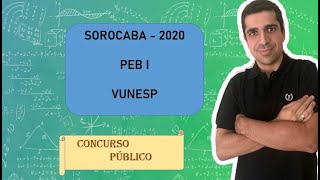 Resolução da Prova de Sorocaba  PEB I  2020 [upl. by Davide]