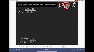 3 Synthesis of enamines [upl. by Latouche342]