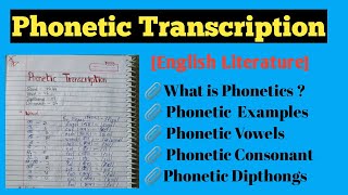 Phonetic Transcription  How to change Phonetic form🧐  Examples of Phonetic transcriptions [upl. by Ecinnahs]