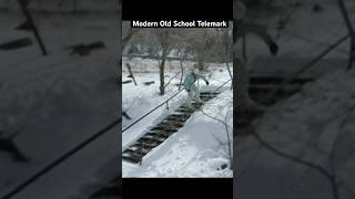 Modern Old School Telemark Skiing freeheellife [upl. by Eninahs]