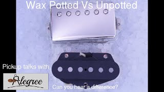 Wax potted vs unpotted guitar pickups  a back to back comparison with the same pickups [upl. by Howund]