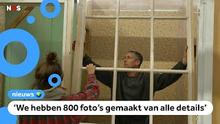 Huis van Anne Frank nagemaakt voor tentoonstelling [upl. by Apgar]