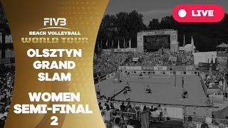 Olsztyn Grand Slam  Women Semi Final 2  Beach Volleyball World Tour [upl. by Nylanna]