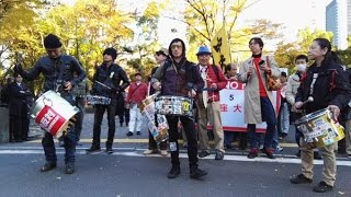 20151205 KEEP CALM AND NO NUKES 反原発★1205 銀座大行進【デモ編】 [upl. by Kerril]