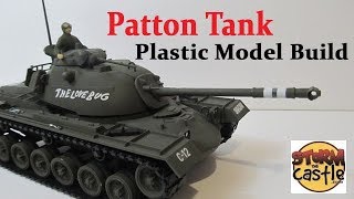 Patton Tank Plastic Model Build [upl. by Waylen]