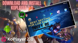 KoPlayer 20  Complete Guide to Download and Install  Best Android Emulator for Low End PC  Hindi [upl. by Yssirk990]