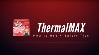 ThermalMAX Heat Packs How to Use [upl. by Kraus]