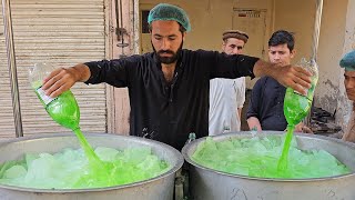 PAKOLA MILK SHAKE  Ice Pakola Juice Refreshing Street Drink Pakola Doodh Soda Karachi Street Food [upl. by Adnylg]