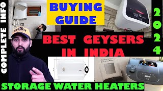 Best Geyser In India 2024 Buying Guide  Best Storage Water Heater Geysers  Top Water Heater Geyser [upl. by Mavis406]