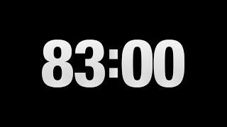 Countdown timer 1 hour 23 minutes  83 minutes [upl. by Himelman]