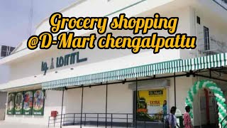 DMart Chengalpattu groceryshopping vlogofferswith prices🤔🎉 [upl. by Knarf]