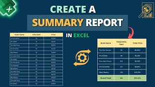 How to Create a Summary Report in Excel [upl. by Isolde773]