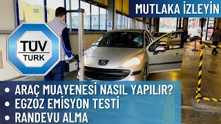 Araç Muayenesi Nasıl Yapılır  Muayeneye Gitmeden Önce Yapılması Gerekenler TÜVTÜRK [upl. by Ringler786]