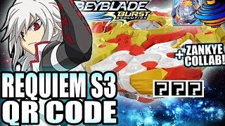 SPRYZEN REQUIEM S3 QR CODE  ZANKYE COLLAB  BEYBLADE BURST APP QR CODES [upl. by Enilaf916]