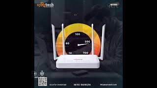 Dual Band ONT  600700 Mbps WiFi Speed  Syrotech [upl. by Thomasa56]